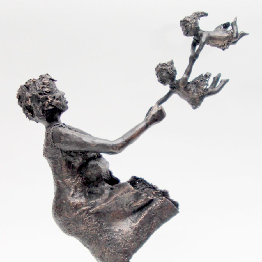 Lydia Laman bronzen beeld